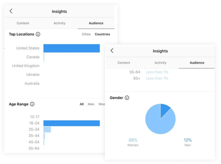 comment augmenter l'engagement sur instagram - informations sur l'audience