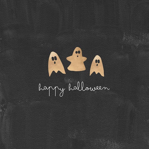 saludos y refranes de halloween - felices fantasmas de halloween