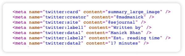 social signals and google ranking factors - back end code of social content