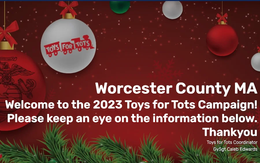 toys for tots worcester county chapter drive information