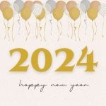 christmas social media posts - example new year post