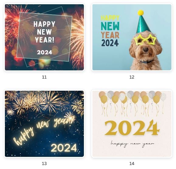 happy new year wish - screenshot of new year images