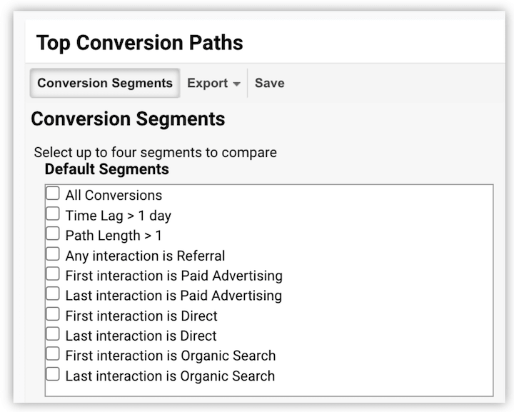 conversion paths google analytics - top conversion paths