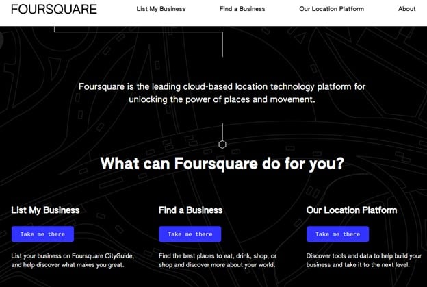 listes d'annuaires - foursquare