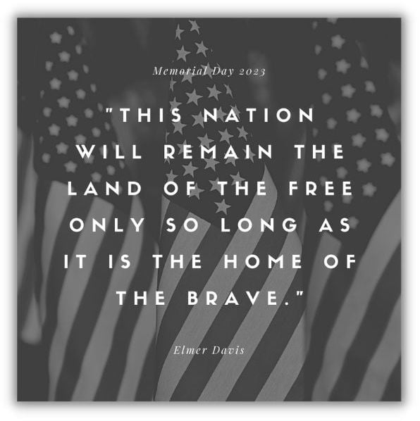 memorial day quote image in canva