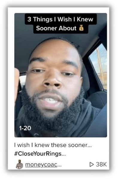 Best time to post on TikTok - screenshot of a TikTok with emotion