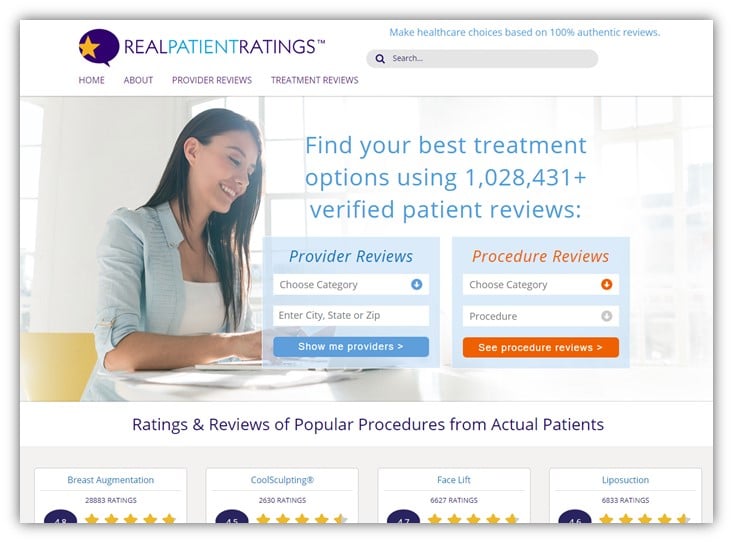 doctor review sites - real patient ratings