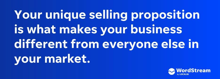 definition of unique selling proposition