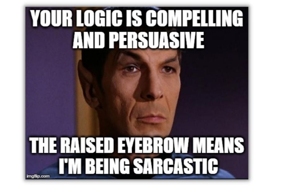 Executive summary example - meme of Spock talking about pursuasion