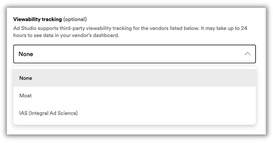 spotify advertising - how to run spotify ads - viewability tracking