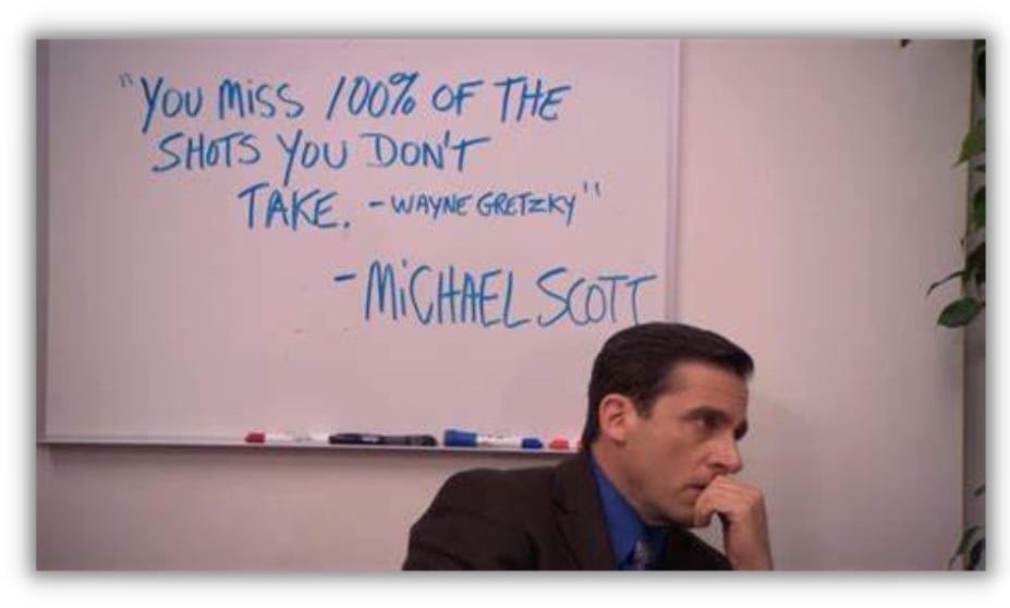 Instagram verify - meme featuring Michael Scott from The Office
