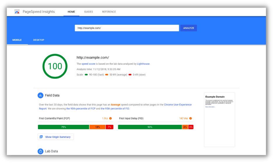 google pagespeeds insight tool to help drive organic traffic