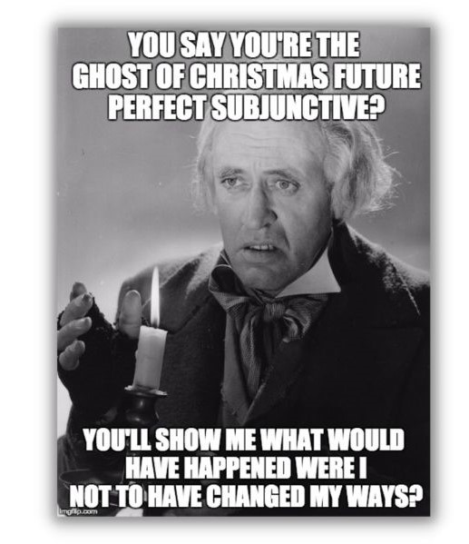Holiday marketing trends - meme with Scrooge