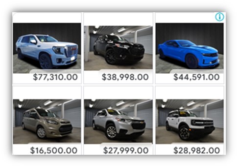 vehicle listing ads - example of google vehicle listing ad