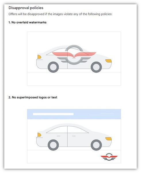 vehicle listing ads - image guidelines 