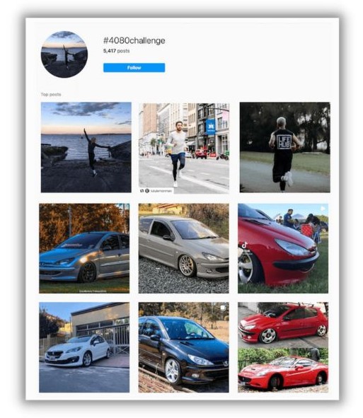 Instagram hashtags - hashtag search results