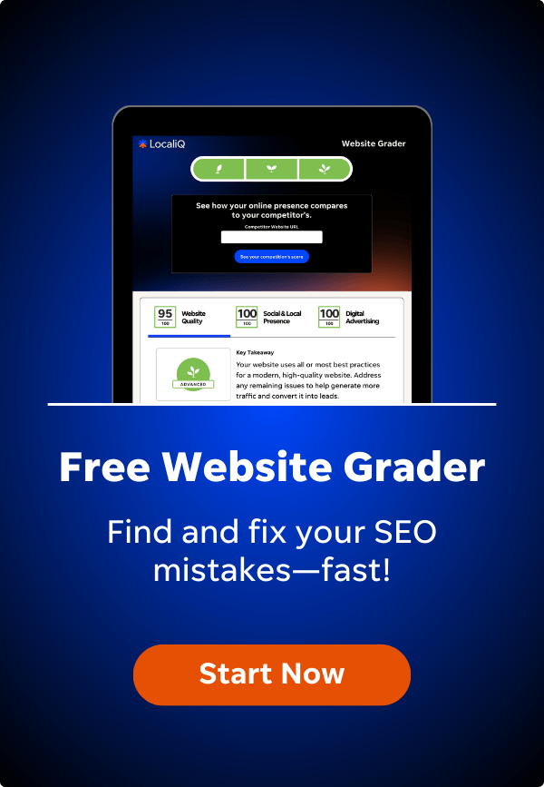 Free Website Grader Website Offer