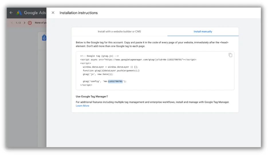 how to configure tag for form tracking in enhanced conversions for leads