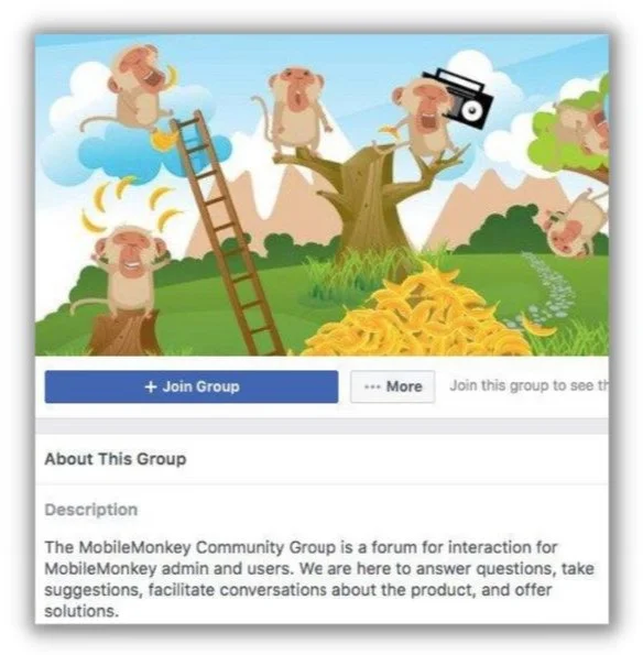 Social selling - A group on Facebook