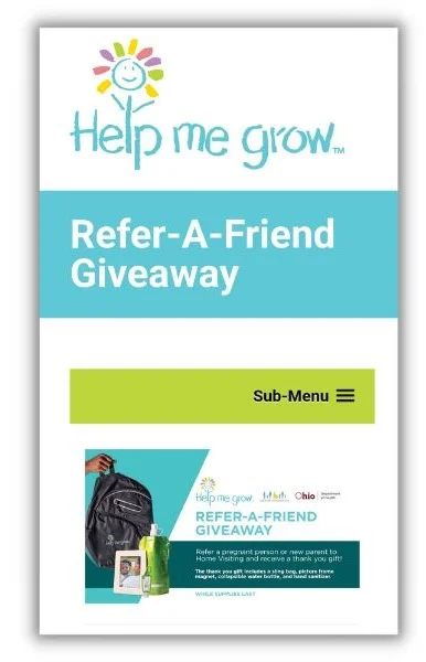 Giveaway ideas - Customer referral giveaway post.