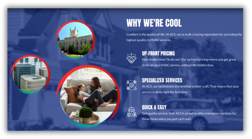 example of home service business unique selling proposition as part of competitive analysis