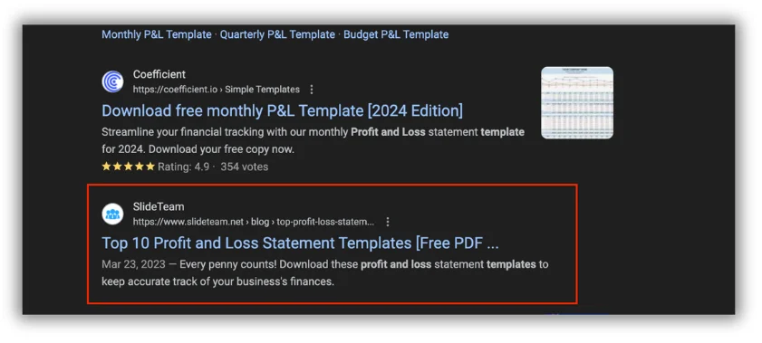 example of seo headline with number