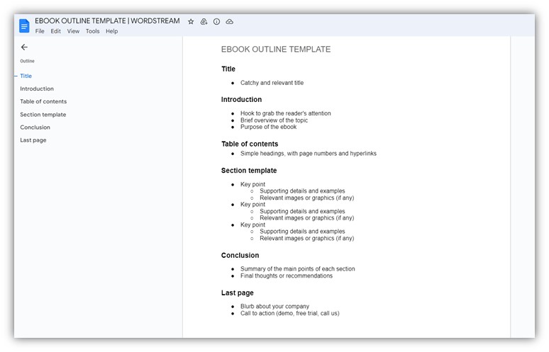 how to write an ebook - ebook template