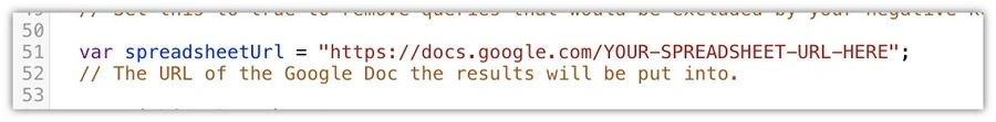 google ads script - spreadsheet prompt