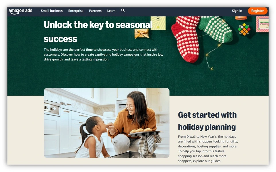 holiday advertising - amazon ads