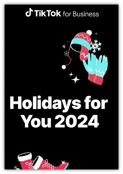holiday advertising - tiktok ads
