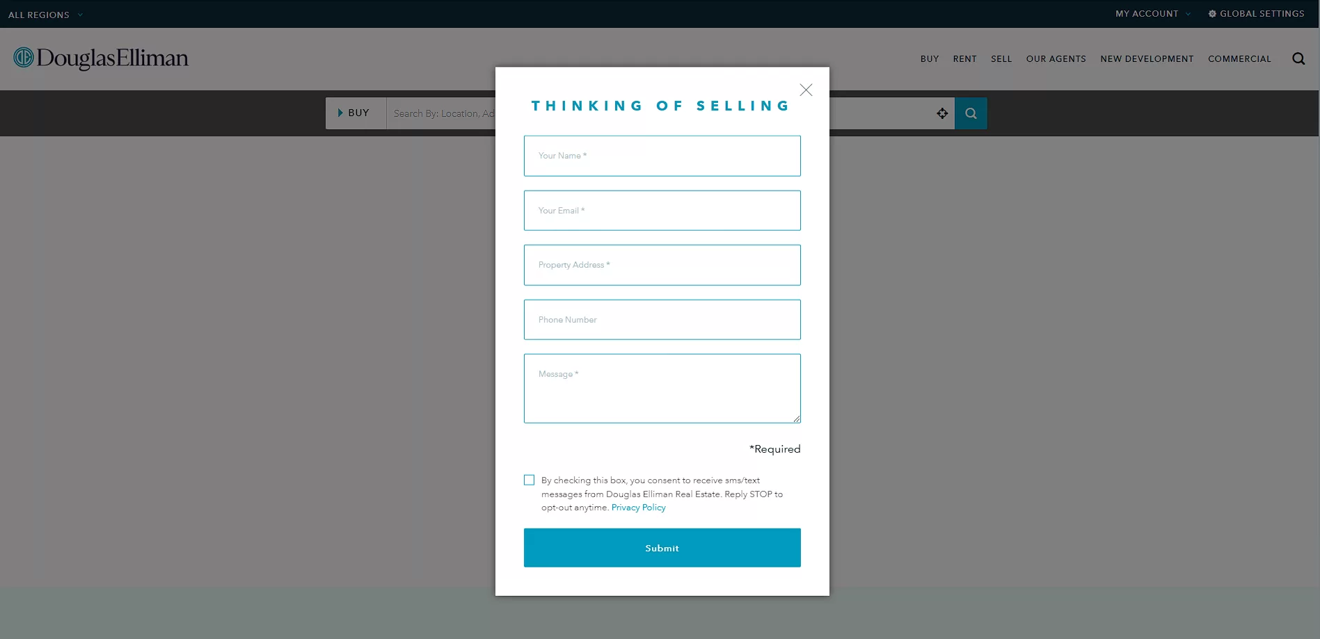 Audience segmentation for email campaigns -popup asking for subscriber info.