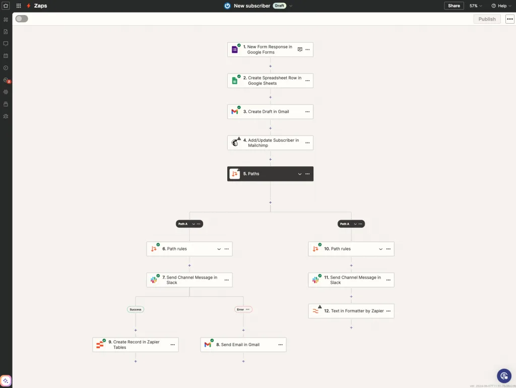 Best AI tools - screenshot from Zapier.