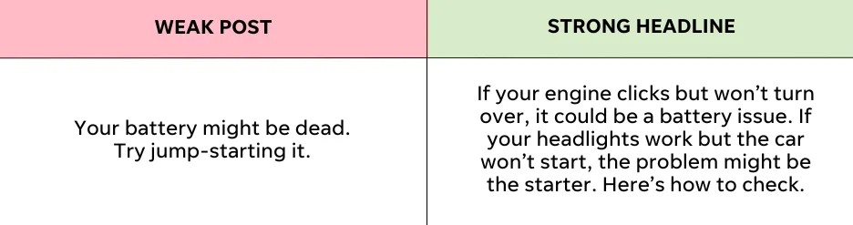 okay vs better content example