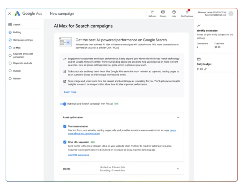 Google Marketing Live 2025 - screenshot of Ad Manager.
