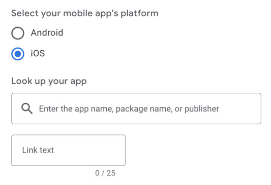 google ads assets - app promotion