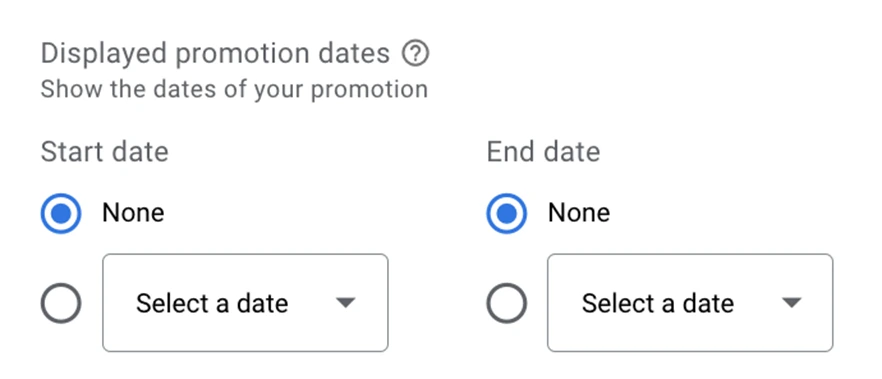 google ads assets - asset scheduling