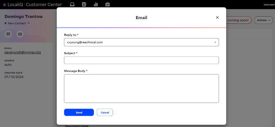 AI email marketing - screenshot from Dash
