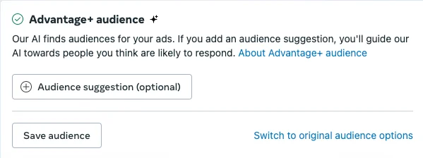 facebook advantage+ audience