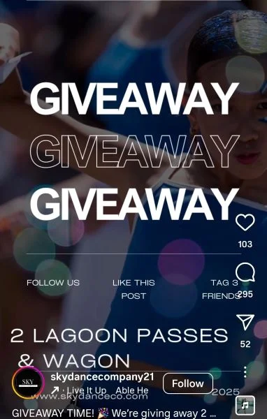 Instagram algorithm - Giveaway post