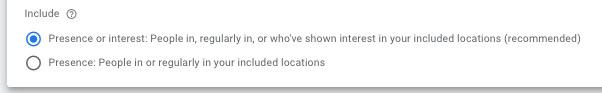 ai max for search locations or interest