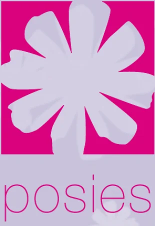 small business logo example - posies