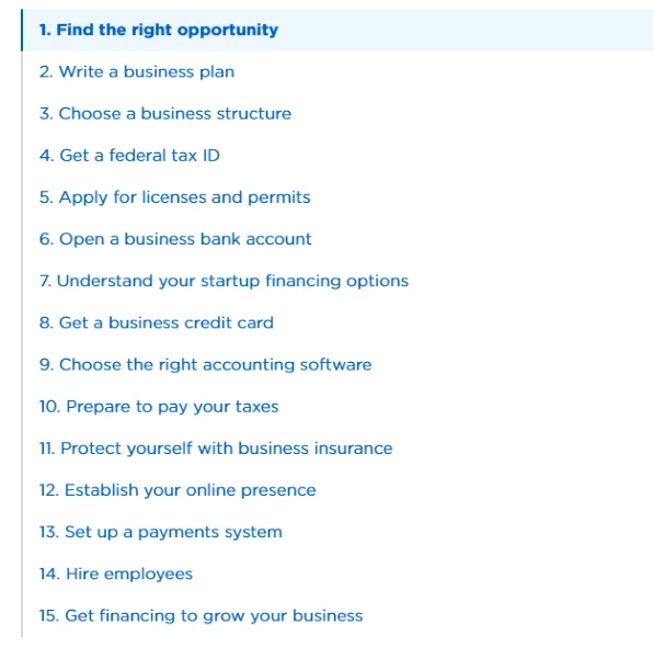 SEO copywriting - table of contents for a comprehensive blog post.