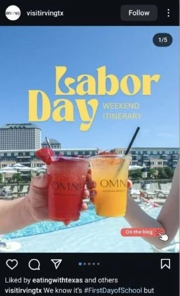 Fall content ideas - Labor Day activity ideas post.