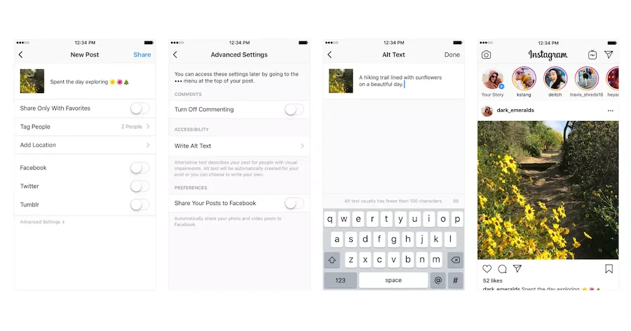 instagram alt text example