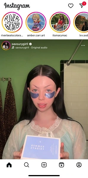 instagram marketing - home feed