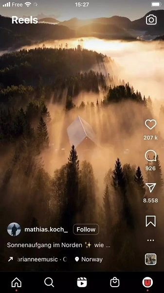 instagram marketing - reels page screenshot
