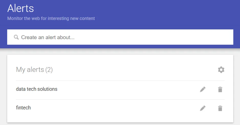 Reputation management - Google Alerts