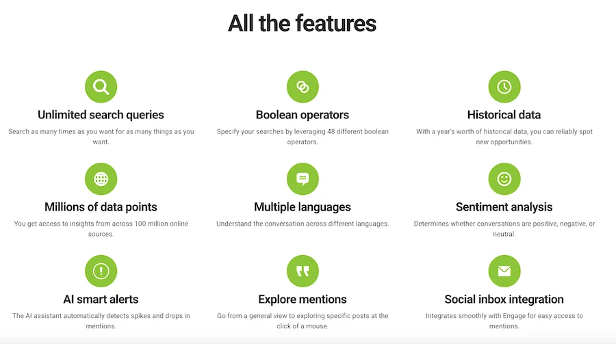 social listening tool from brandwatch