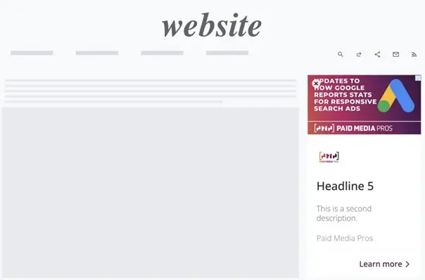 pmax ad examples - display desktop ads