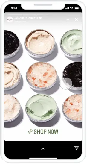 facebook ad types - carousel